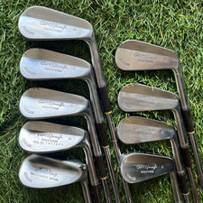 Spalding Robert T Jones Jr Iron 2-Pw Stainless New Grips Right Vintage Blades picture