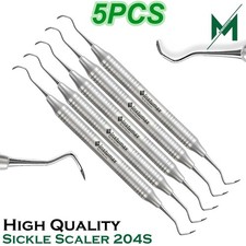 Periodontal Montana Jack 204s Sickle Scaler Silicon Double End Dental Instrument picture