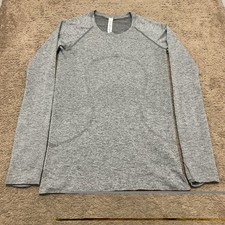 Lululemon Swiftly Tech Long Sleeve Women’s Size 6 Hesrhered Gray  picture