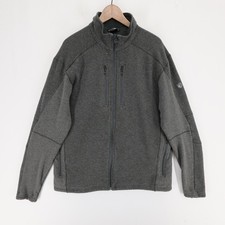 KUHL Interceptr Jacket Mens XXL Gray Heather Fleece Full Zip Thumb Loops Outdoor picture