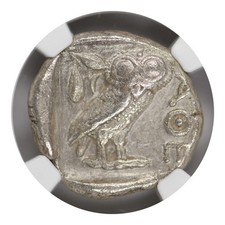 Greece Attica, Athens 440-404 BC AR Tetradrachm NGC Ancients Ch VF picture