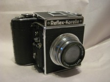 Vintage 1930s Kochmann Reflex Korelle SLR 120 Film Camera Carl Zeiss lens picture