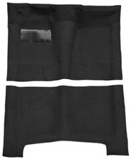 New 1965 - 1969 Chevrolet Belair Carpet Set Black Molded w/ backing & Heel Pad picture