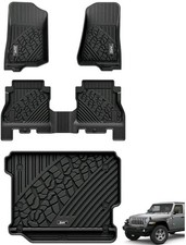 Jeep Wrangler JL Full Mat Set  Including Cargo Liner.  2018 - 2026   picture