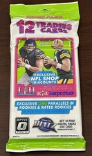 2017 Donruss Optic Football NFL 12 Card Factory Sealed Fat Pack Mahomes RC Class picture