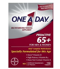 One A Day Proactive 65 Plus Multivitamins Supplement 150 Tablets Men Women 65+ picture