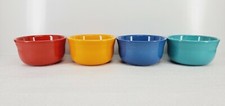 set 4 GUSTO BOWL scarlet tangerine lapis turquoise FIESTA WARE 28 OZ. NEW picture