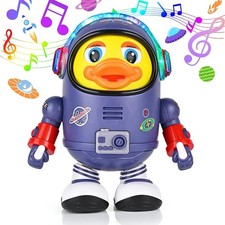 Dancing Space Duck Toy for Kids with Music & Lights – Electric Waddling Fun Gift picture