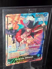2026 One Piece Dracule Mihawk OP14-020 Alt Art Leader NM picture