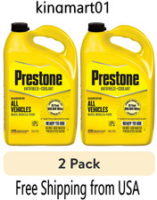 (2 pack) Prestone Extended Life Prediluted Antifreeze/Coolant, Universal Use picture