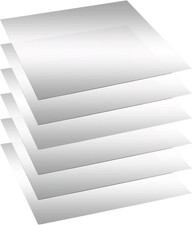 Acrylic Two Way Mirror Sheets 6 Pcs 12x12x0.04 Inch 30% Transparent Glass picture