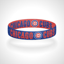 Reversible Chicago Cubs Bracelet Wristband Go Cubs Go Wristband Bracelet picture