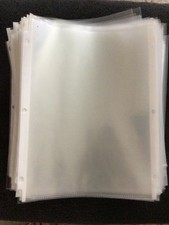 250+ AVERY LIGHTLY USED Heavy Duty Sheet Protectors, Holds 8.5 x 11 inch Sheets picture