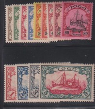 German Colonies - Togo #7-19 Hinged F - VF picture