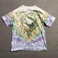 Vintage 1992 Liquid Blue Rainforest Nature animal AOP all over print XL tee22x30 picture