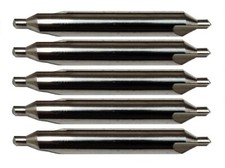 5 Pack #1 Solid Carbide Center Drill – 60° – 3/64