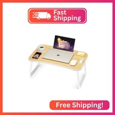 Ruxury Folding Lap Desk Bed Desk Laptop Table Tray, Breakfast Serving Tray, Port picture
