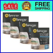 Purina Tidy Cats Breeze Zeolite Pellets Active Clean 3.5 lb 4-Pack Ships USA picture