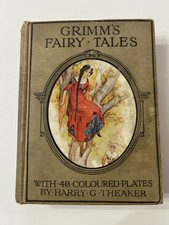 VINTAGE GRIMM'S FAIRY TALES Published by WARD, LOCK & CO. LONDON, 1920 HARDCOVER picture