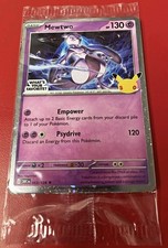Pokemon 30th Anniversary Mewtwo Celebrations Promo Card Exclusive 063/128 picture