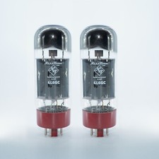 NEW NESSTONE 6L6GC Matched **PAIR** Tubes 6L6 5881 Valves-Sweet Tube Tone-Tested picture