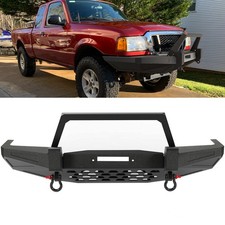 Modular Front Bumper Winch Fit For Ford Ranger 1998-2011 with Bull Bar & D-Rings picture