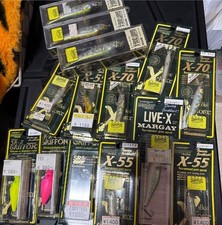 Megabass Vintage 1997-98 Lure Lot 14pc Giant Dog-X Live-X Margay X-70 X-55 JDM picture