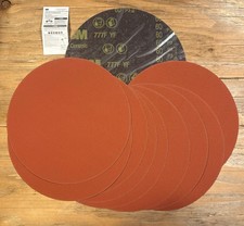 Lot of 10 | 3M 777F Ceramic PSA Cloth Sanding Discs | 12