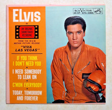 Elvis Presley Viva Las Vegas 45 RPM Vinyl EP 7