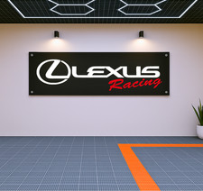 Decoration Lexus Racing Flag Banner – 71x24 JDM Garage or Man Cave Wall Art picture