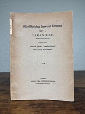 BLOOD-SUCKING INSECTS OF FORMOSA ~PART 1 TABANIDAE ORIGINAL 1918 PB COLOR PLATES picture