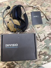 Genuine Invisio T5 Tactical Headset Headband Gel HC01 Coyote Tan, DEVGRU picture