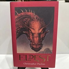Eldest by Christopher Paolini 1st Edition 1st Print Signed 2005 Hardcover picture