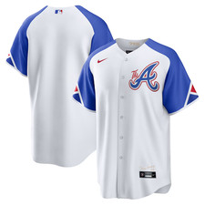 Nike Atlanta Braves 2023 City Connect White Baseball Jersey picture