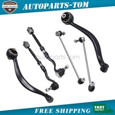6X Front Lower Forward Control Arms Sway Bars Tie Rods For BMW X3 X4 2011-2017 picture