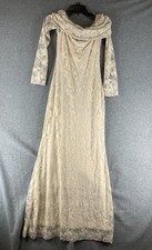 Afrm Thelma Lace Dress Maxi Dress Size Small Cream picture