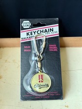 Vintage 90s NAPA Balkamp Oldsmobile Keychain Solid Brass NOS GM Logo Rare picture
