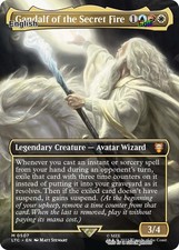 Gandalf of the Secret Fire (Borderless) - LTC - LP [Foil] TCG MTG picture