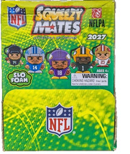 NFL 2027 Series 9 Squeezy Mates 24 Unopened Foil Packs with Gravity Fill Box picture