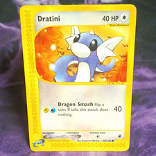 Nintendo Pokemon TCG Dratini 107/165 Expedition Reverse Holo Common EN 2002 picture