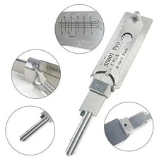 Key Decoder 2 In 1 Portable Lock Picking Set Hook And Pickup Tool Kit Ergonomic picture
