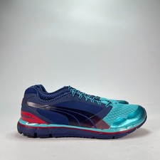 Puma Faas 500 S v2 Navy Electric Teal Blue Running Shoes 186488-01 Men's Size 13 picture