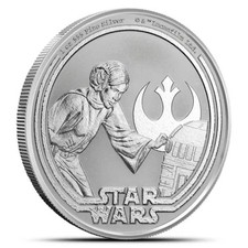 2025 Niue Star Wars Princess Leia 1 oz Silver Coin picture