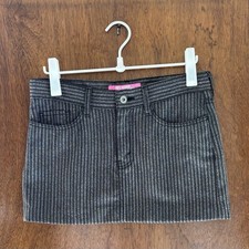 Vintage Junya Watanabe Comme des Garcons MAN PINK Pinstripe Wool Mini Skirt M picture