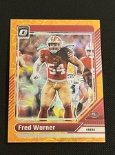 2024 Panini Donruss Optic - Fred Warner #175 Orange Scope Prizm /79 49ers picture