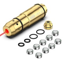 9mm Laser Training Cartridge with 9 Batteries Including Extra Training Back Cap picture