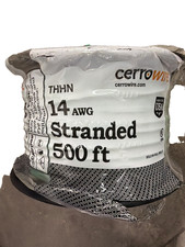 Southwire 14GRN-STRX500 Stranded Single Building Wire, 14 AWG, 500 ft, 15 mil picture