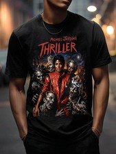 MICHAEL JACKSON THRILLER HALLOWEN SCARY MOVIE T SHIRTS picture