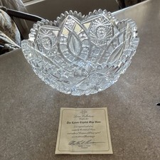 The Lenox Crystal Star Series Full Lead Crystal Bowl. Made In USA picture