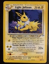 Light Jolteon 48/105 Pokemon Neo Destiny Regular Non-Holo Uncommon 2000 Vintage picture